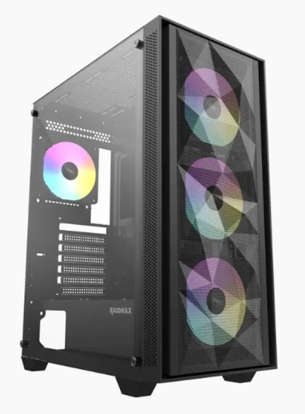 Kuciste Raidmax TALOS II  V217TBF Black ARGB 650W (RX-650XTB)