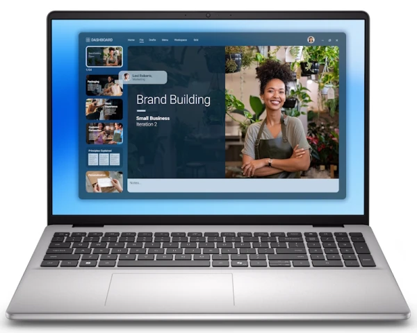 DELL 16 DC16251 16 inch FHD+ 300nits Core 7 150U 16GB 1TB SSD GeForce MX570A 2GB Backlit FP Ubuntu metalni silver laptop 