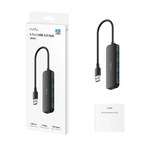USB HUB Cudy 4 port USB-A 3.0 UH40A