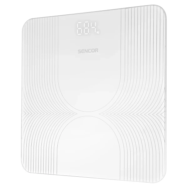 Telesna vaga Sencor SBS 2475WHLCDbela