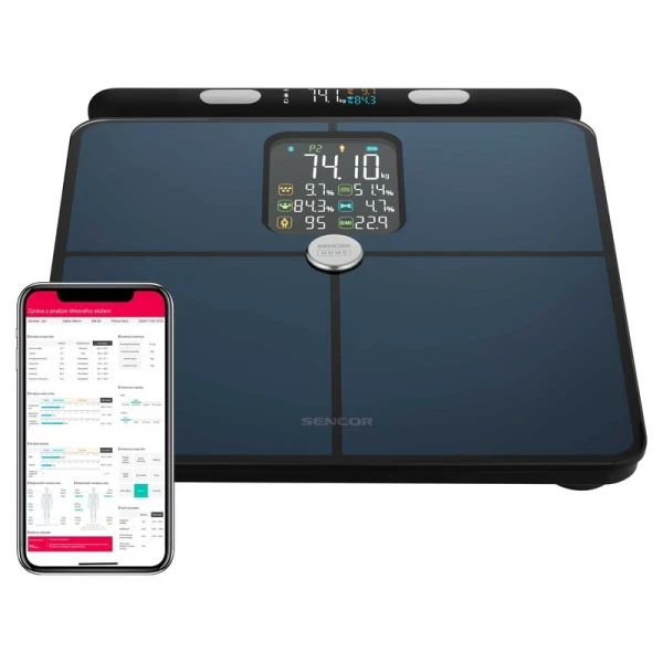 Fitnes smart vaga Sencor SBS 9102BKLCDcrna