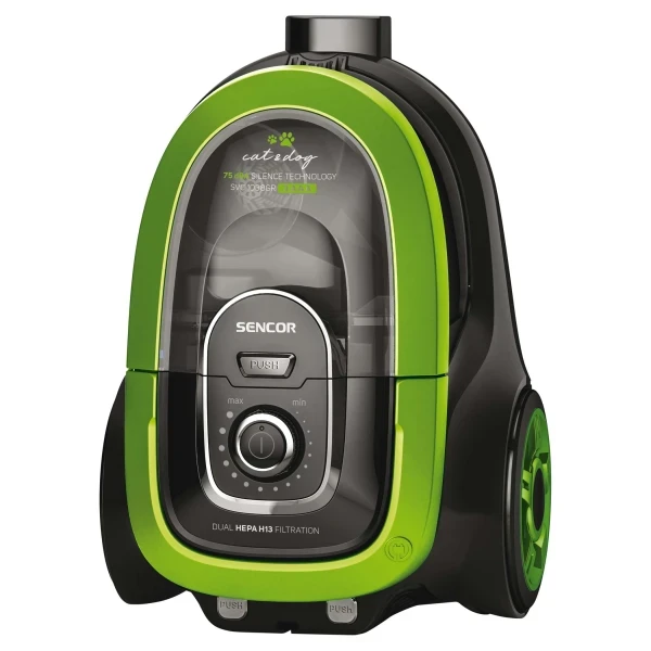 Usisivač Sencor sa posudom SVC 1038GR 3AAAzapremina 1Lsnaga 750Wzeleno-crna