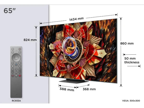 Televizor TCL 65C9KMiniLED-QLED65''4K UHD144HzGoogle TVcrna' ( '65C9K' ) 