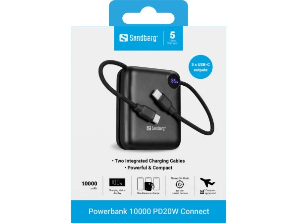 Powerbank Sandberg Connect 421-26 10000mAh PD20W