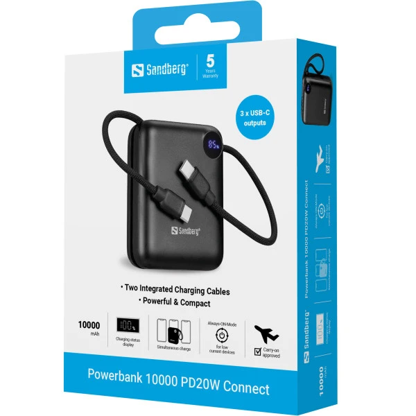 Powerbank Sandberg Connect 421-26 10000mAh PD20W