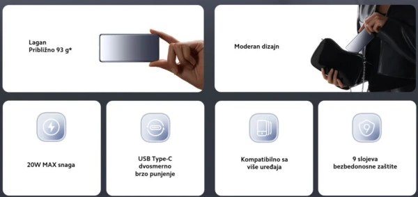 XIAOMI Ultra Slim Power Bank 5000mAh GL (BHR9535GL)