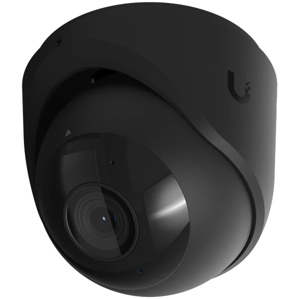 Ubiquiti UVC-G6-Turret-B Black, All-weather, tamper-resistant 4K PoE camera with a 11.8'' 8MP image sensor, Multi-TOPs AI Engine, and 3-axis