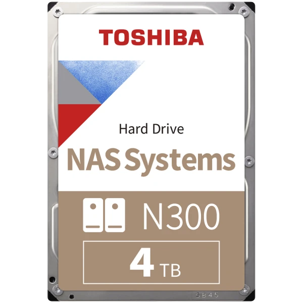 HDD NAS TOSHIBA N300 4TB CMR, 3.5, 512MB, 7200RPM, SATA, TBW: 180 ( MN10ADA400ES ) 