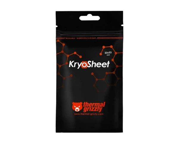 THERMAL GRIZZLY TG KryoSheet - 33x 33x 0,2 mm termal pad (TG-KS-33-33) 
