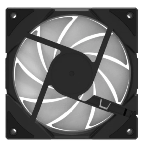 DeepCool CG580 FAN BK (BULK) Ventilator za kuciste 120x120x25mm ARGB, 1,300 RPM, Black