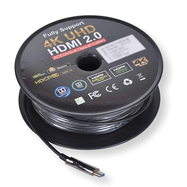 Fiber HDMI 2.0 30m na koturu,4K Aktivni Optički Cable (AOC) za video i audio 