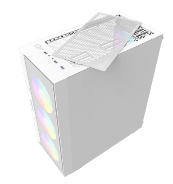 Kućište Raidmax Vector 159 ARGB 4x 120mm 650W, Belo