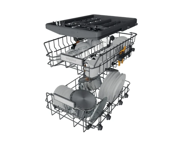 WHIRLPOOL WH6FB10BS7A0X mašina za pranje sudova - 45cm 