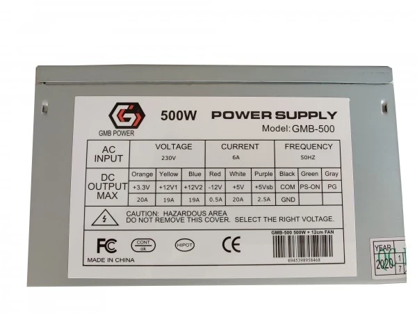 Napajanje Gembird 500W - bulk