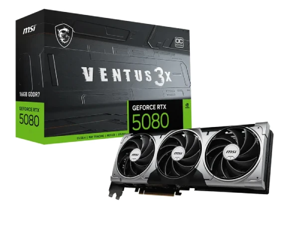 SVGA MSI RTX 5080 Ventus 3X OC 16GB GDDR7