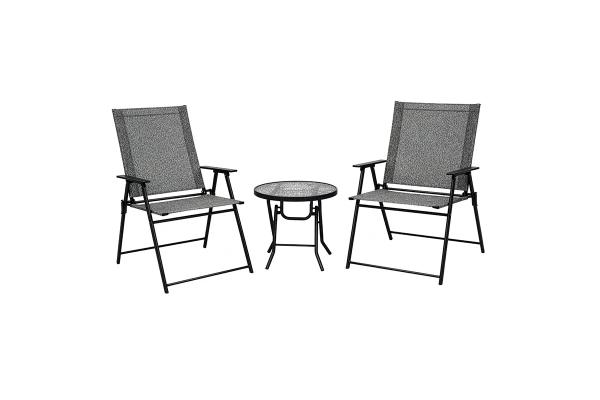 Trodelni set sa dve sklopive stolice Snap Rest 