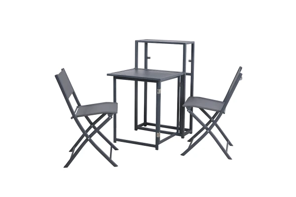 Trodelni sklopivi set za terasu Balkit 
