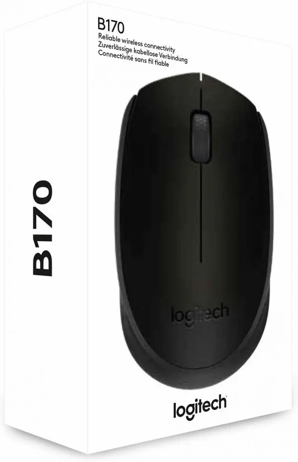Mouse Wireless Logitech B170 Black New