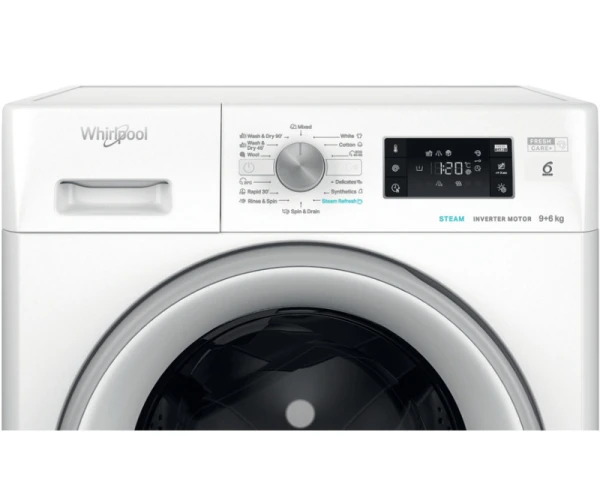 WHIRLPOOL FFWDB 964489 SV EE Inverter mašina za pranje i sušenje veša 