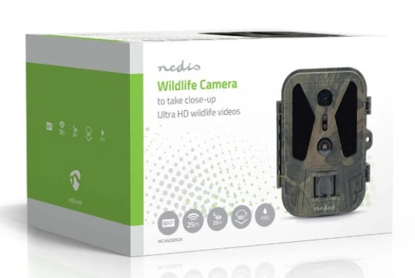 WCAM280GN Wildlife Camera 4K@10fps, 50MPix, 8MPix CMOS, IP65, IR, Night vision, 25m, 2.4inc