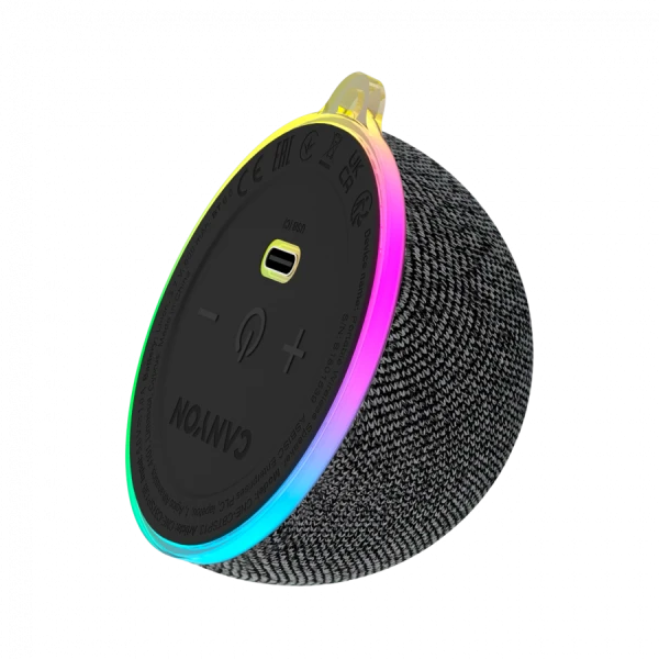 CANYON Magnetic BT speaker OnMove 13 5W Black ( CNE-CBTSP13B ) 