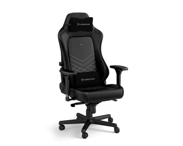 NOBLECHAIRS HERO Gaming stolica crno-platinum bela 