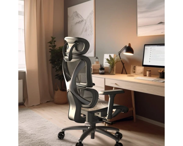 THUNDERX3 XTC-Mesh Ergonomska stolica siva 