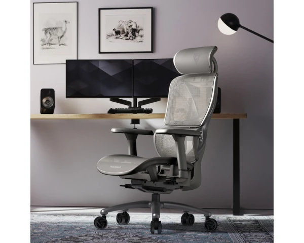 THUNDERX3 XTC-Mesh Ergonomska stolica siva 