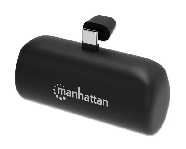 Powerbank Manhattan 1026336 5000mAh 10WBlackUSB-C