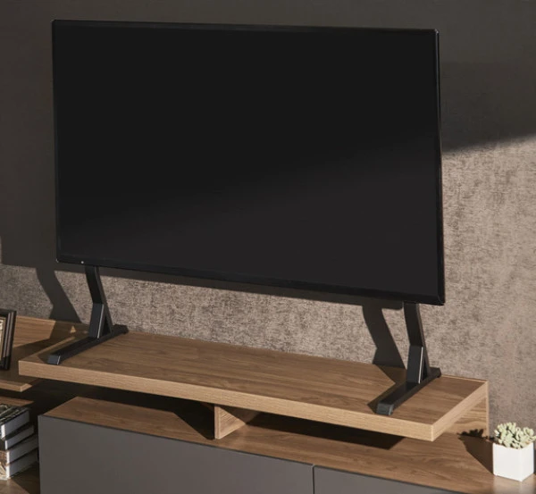 TVS-D90F-01 Gembird stoni TV stalak, VESA 45-90, crne boje