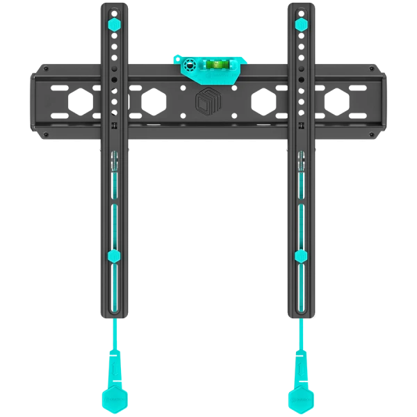ONKRON Fixed TV Wall Mount for 32 to 65-inch Flat Panel TVs Digital Panels 56,8 kg, Black ( FM5-B ) 