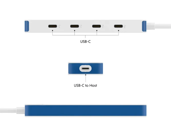TARGUS HyperDrive Flex 4 Port USB-C Hub plavi (HD5201BUGL) 