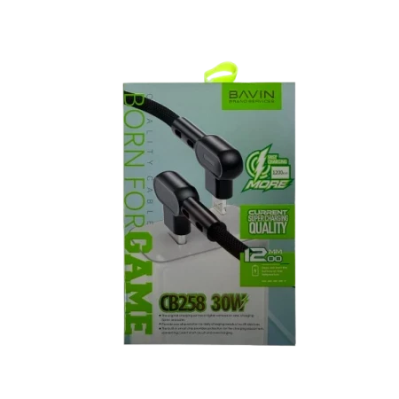 Bavin kabl 30° 60W  1,2m Type C-Lightning bela - CB258PD ( 90138 )
