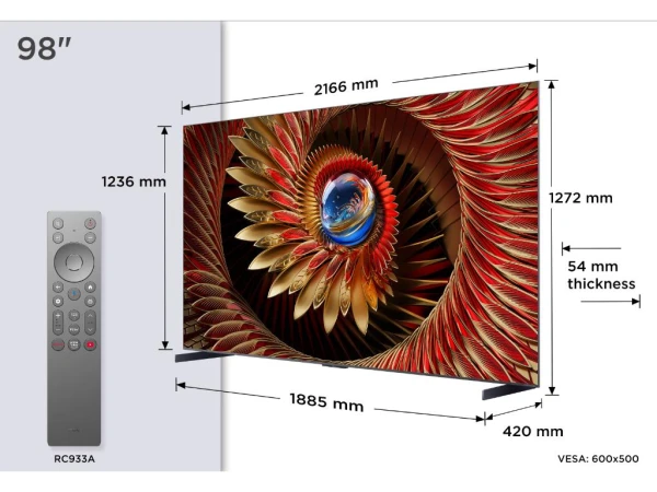 Televizor TCL 98C8KMiniLED-QLED98''4K UHD144HzGoogle TVcrna' ( '98C8K' ) 