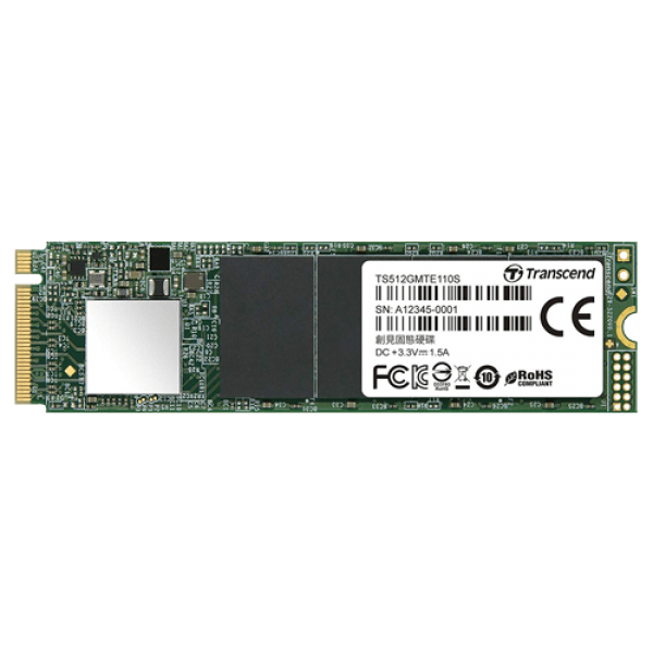 SSD M.2 NVMe 512GB Transcend TS512GMTE110S