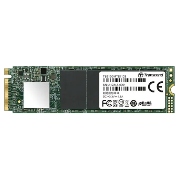 SSD M.2 NVMe 512GB Transcend TS512GMTE110S