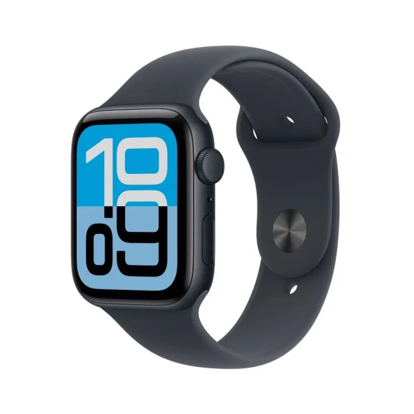 Apple Watch SE 3 GPS 44mm Midnight Aluminium Case with Midnight Sport Band - M/L mehq4rk/a