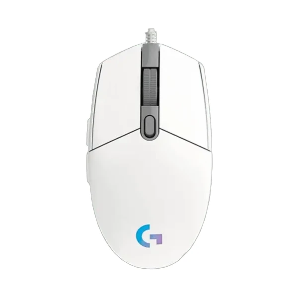 LOGITECH G203 LIGHTSYNC Gaming Mouse - WHITE - EMEA ( 910-005797 ) 