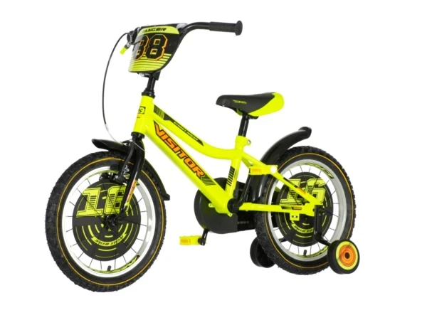 Dečija bicikla Visitor Ranger 16pomoćni točkićineon žuta