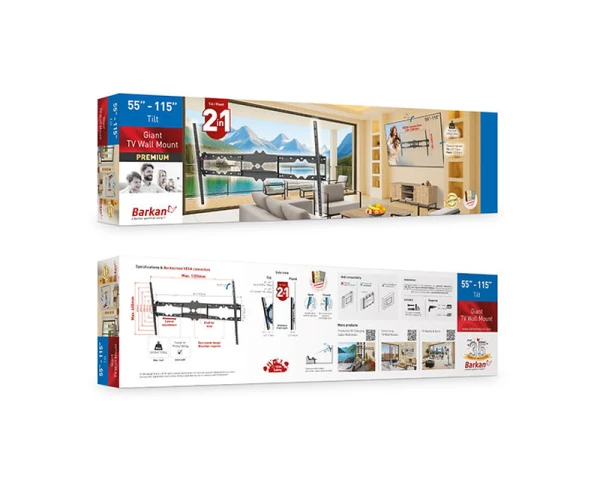 BARKAN BM510 LCD TV zidni nosač od 55 do 100 inča 