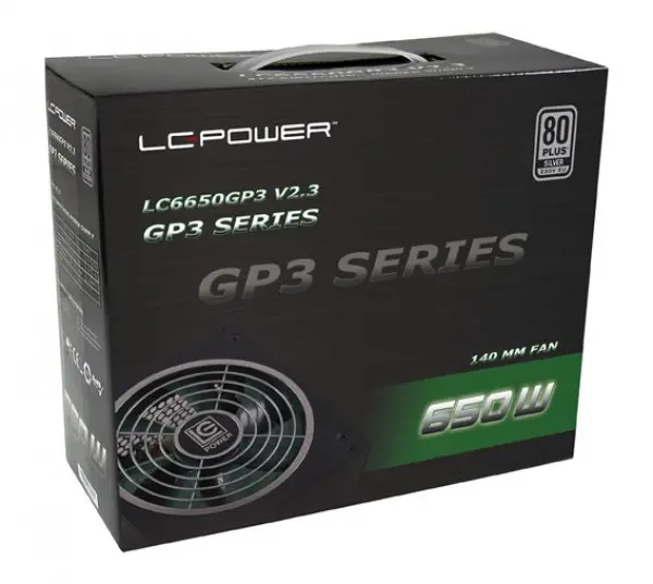 Napajanje 650W LC Power LC6650GP3 V2.3 80 Plus Silver 