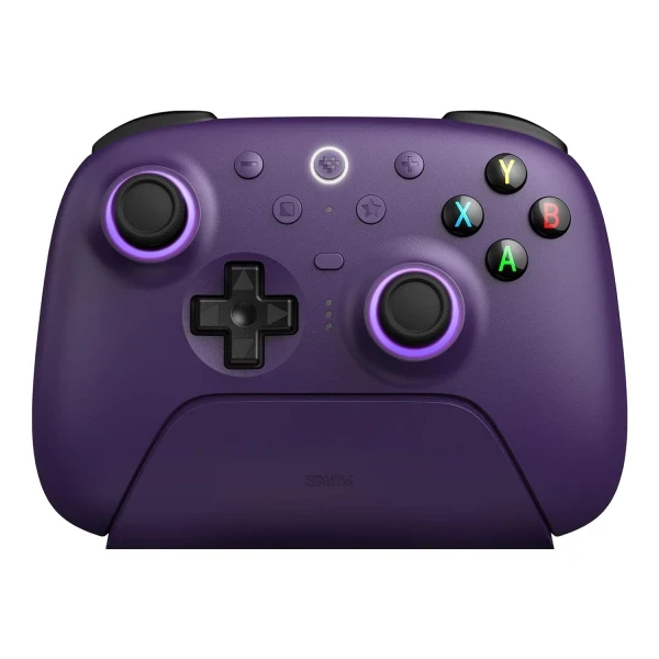 Bežični gamepad 8BitDo Ultimate 2 Multi PlatfromTMRHallEffectDockRGBVibracijaPurple