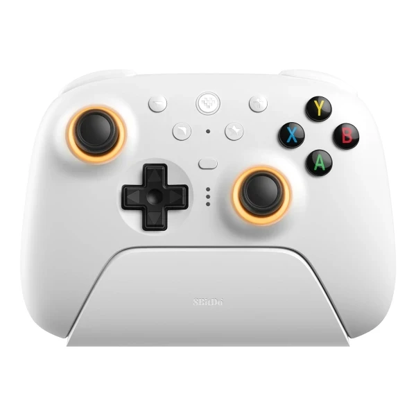 Bežični gamepad 8BitDo Ultimate 2 Multi PlatfromTMRHallEffectDockRGBVibracijaWhite