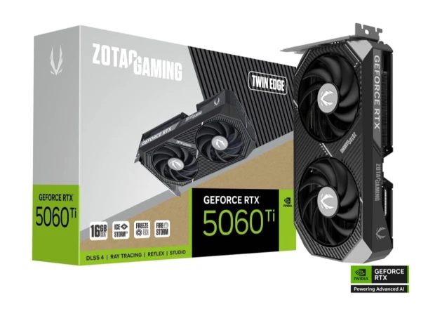 Graficka karta Zotac GAMING GeForce RTX 5060 Ti Twin Edge 16GB DDR7 128 bit 3xDPHDMI' ( 'ZT-B50620E-10M' ) 
