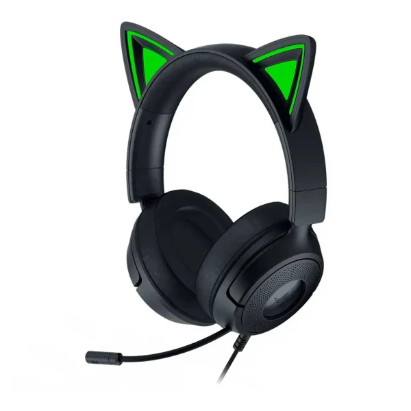 Kraken Kitty V3 X - Wired Kitty Headset for Gaming - Black