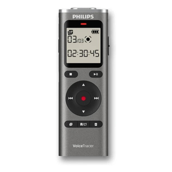 Diktafon Philips DVT1170 Mono8GBLCD2x AAAsiva