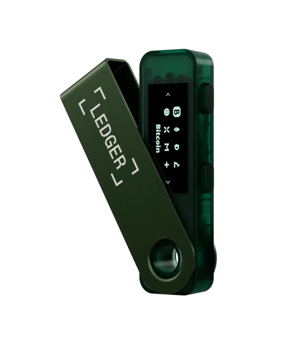 Kripto novčanik Ledger Nano S PLUS Emerald green