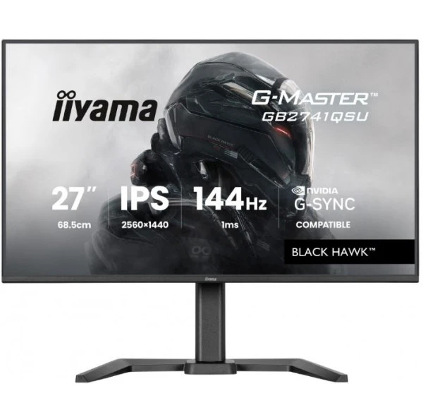 Monitor 27'' Iiyama GB2741QSU-B1 IPS 2560x1440144Hz1msHDMIDPUSB