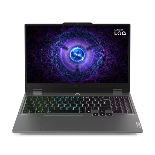 LOQ 15IRX9 (Luna Grey) 10-Core i5-13450HX (6P+8E) 4.9GHz/24MB 16GB DDR5 512GB-SSD-M.2-NVMe 15.6'' FHD IPS AG (1920x1080) 300n 144Hz 100%-sRG
