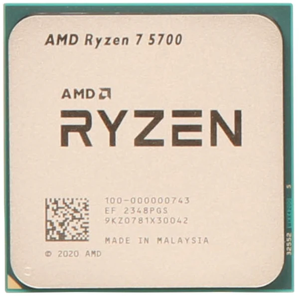 CPU AM4 AMD Ryzen 7 5700 8C16T, 3.70-4.60GHz 100-000000743 Tray